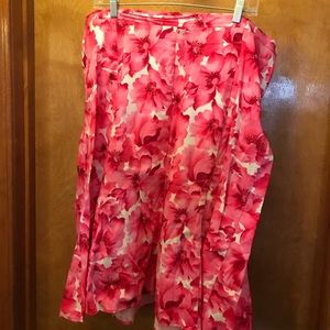 Maggie Barnes Pink Floral Skirt Size 20W